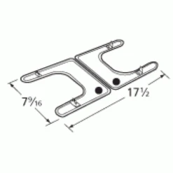 Stainless Steel H Twin Burner Head, Fiesta -Barbecue Tool Store 19102892 03641.1653320141.1500.1500
