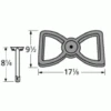 17 1/8 X 9 1/2, Broilmaster Cast Iron Figure-8 Burner Kit - WSB13 -Barbecue Tool Store 22001 72001259 52974.1684960597.1500.1500