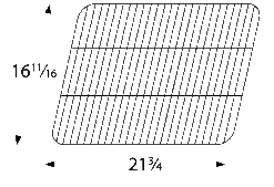 16 11/16 X 21 3/4, Brinkmann Porcelain Cooking Grid - 50041 -Barbecue Tool Store 50041 03241.1661001158.1500.1500
