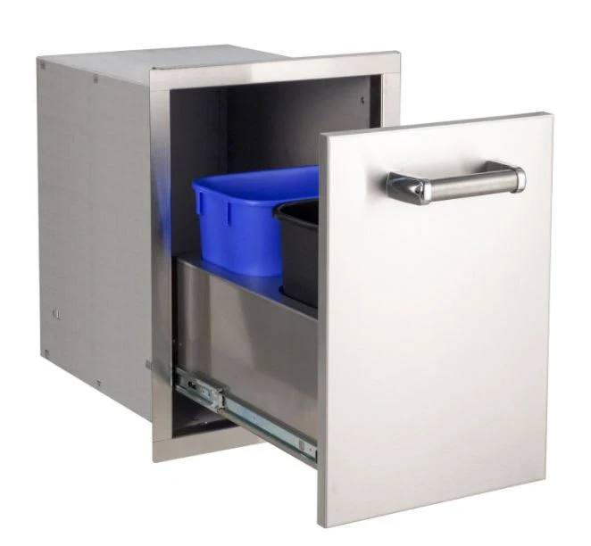 Fire Magic Dual Trash Drawer - 53820TSC 3 Fire Magic Dual Trash Drawer - 53820TSC