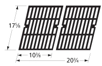 17 5/8 X 20 3/4, Cast Iron Cooking Grids, Brinkmann