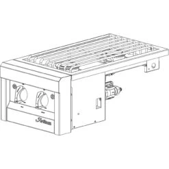 Artisan Built-in Double Side Burner - ARTP-SB2 -Barbecue Tool Store Artisan Double Side Burner Drawing 91336.1650038588.1500.1500