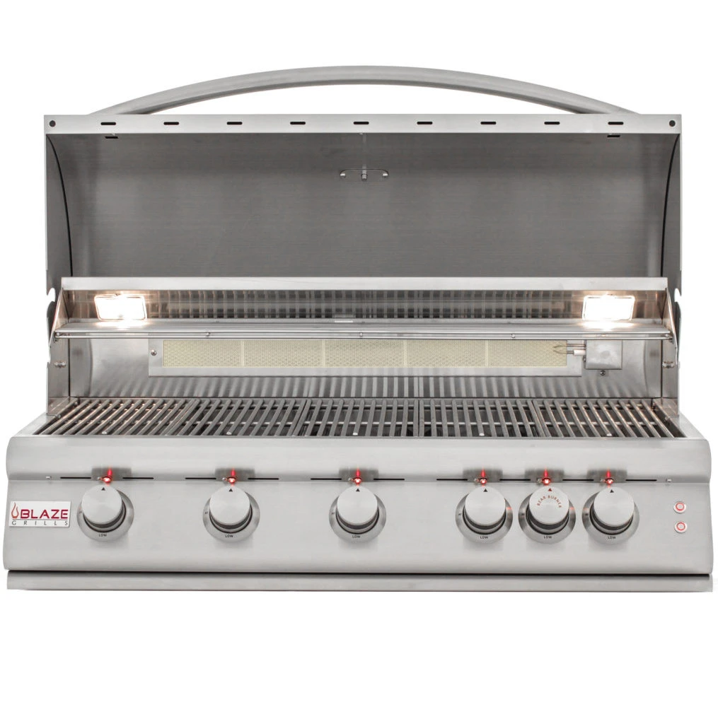 Blaze 40" 5 Burner Built-in Grill, Rear Burner And Lighting System - BLZ-5LTE2 4 Blaze 40" 5 Burner Built-in Grill, Rear Burner And Lighting System - BLZ-5LTE2 - Image 2