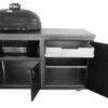 Challenger 54" Ceramic Grill Cart For Primo XL - Silver Vein Top/Black 2 Challenger 54" Ceramic Grill Cart For Primo XL - Silver Vein Top/Black -Barbecue Tool Store Challenger Cart for Primo Grills open 66530.1617976086.1500.1500