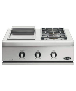 DCS Liberty Side Burner Griddle Unit Built In | NG | BFGC-30BGD-N