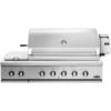 DCS 48" Built-in Natural Gas Grill, Integrated Sideburner - BH1-48RS-N