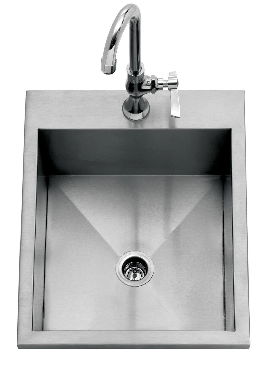 Delta Heat 15" Outdoor Sink & Faucet - DHOS15 3 Delta Heat 15" Outdoor Sink & Faucet - DHOS15