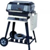 MHP JNR Grill On Portable Open Cart - Stainless Or SearMagic Grids -Barbecue Tool Store JNR4DD JCN 24381.1680006927.1500.1500