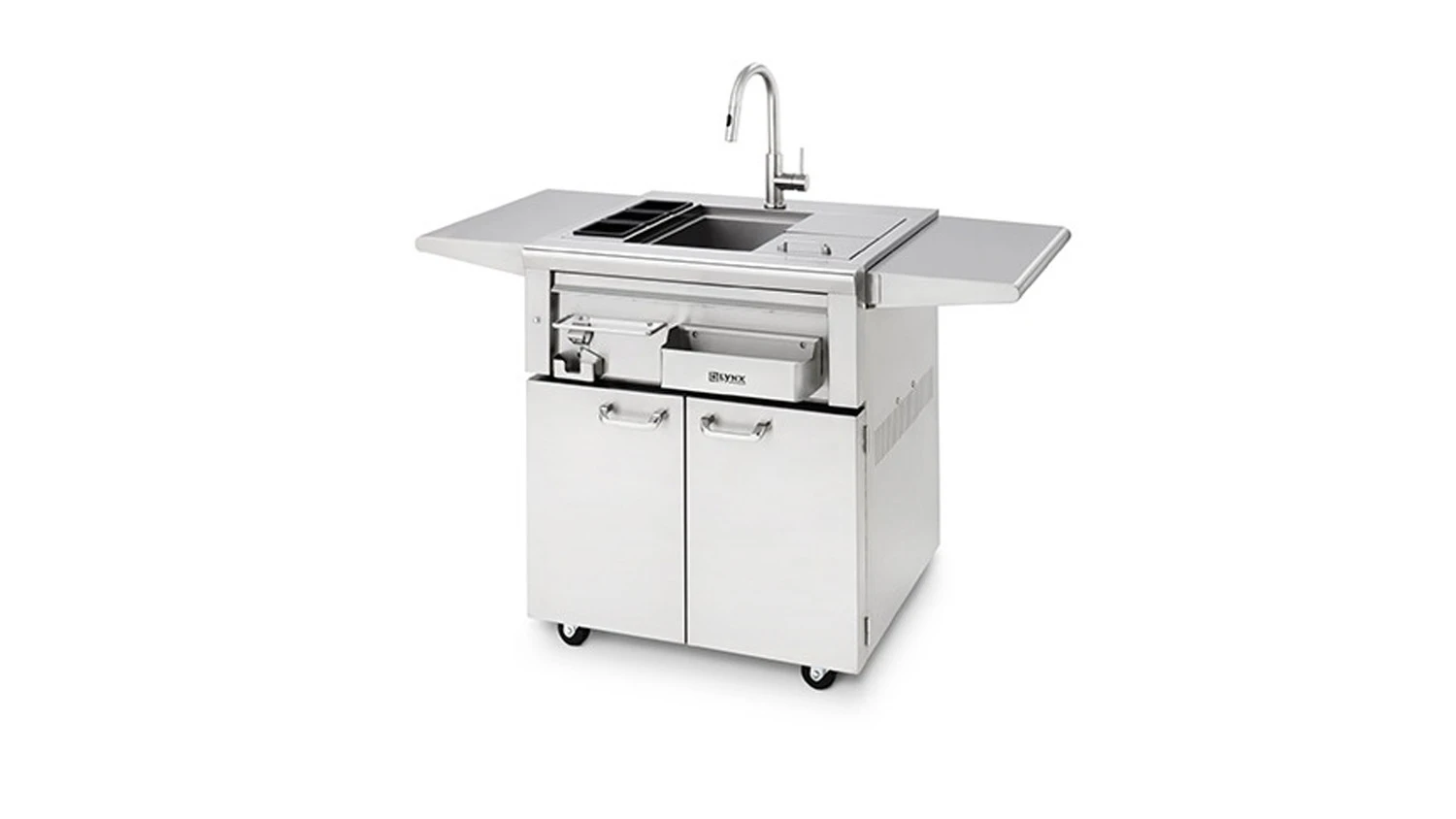 Lynx 30" Cocktail Station On Freestanding Cart - LCS30F 3 Lynx 30" Cocktail Station On Freestanding Cart - LCS30F