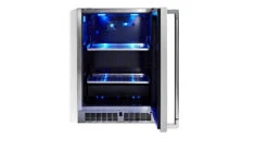 Lynx 24" Outdoor Refrigerator With Glass Door - LN24REFG -Barbecue Tool Store LM24REFGR open 04674.1630500979.1500.1500