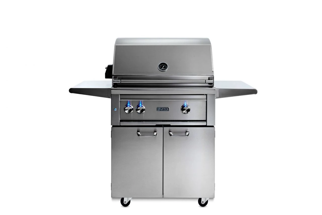 Lynx 30" Freestanding Grill - 1 Trident, 1 Ceramic Burner, Rotisserie - L30TRF 3 Lynx 30" Freestanding Grill - 1 Trident, 1 Ceramic Burner, Rotisserie - L30TRF
