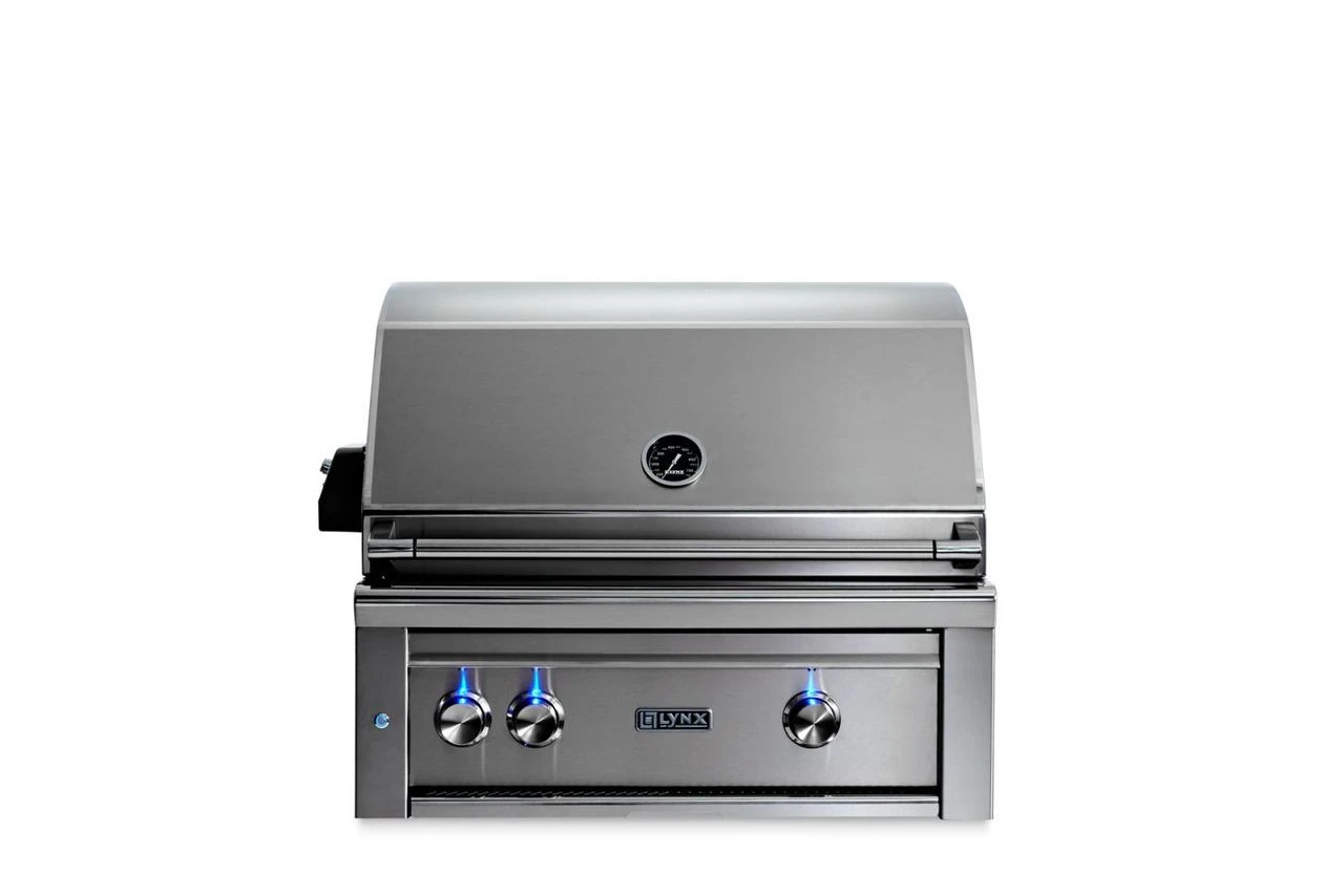 Lynx 30” Built-in Grill - 1 Trident Burner, 1 Ceramic Burner, Rotisserie - L30TR 3 Lynx 30” Built-in Grill - 1 Trident Burner, 1 Ceramic Burner, Rotisserie - L30TR