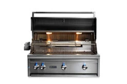 Lynx 36" Built In All Trident Grill W/ Flametrak And Rotisserie - LF36ATR -Barbecue Tool Store Lynx 36 Grill Lid Open Lights 40685.1646054263.1500.1500
