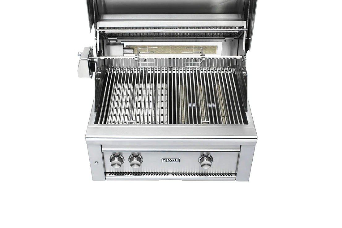 Lynx 30” Built-in Grill - 1 Trident Burner, 1 Ceramic Burner, Rotisserie - L30TR 4 Lynx 30” Built-in Grill - 1 Trident Burner, 1 Ceramic Burner, Rotisserie - L30TR - Image 2