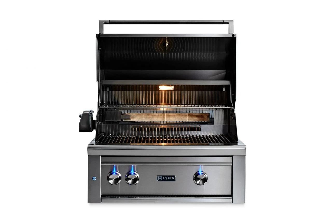 Lynx 30” Built-in Grill - 1 Trident Burner, 1 Ceramic Burner, Rotisserie - L30TR 5 Lynx 30” Built-in Grill - 1 Trident Burner, 1 Ceramic Burner, Rotisserie - L30TR - Image 3