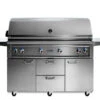 Lynx 54” Freestanding Grill With 1 Trident Infrared Burner, 3 Ceramic Burners, Rotisserie - L54TRF 2 Lynx 54” Freestanding Grill With 1 Trident Infrared Burner, 3 Ceramic Burners, Rotisserie - L54TRF -Barbecue Tool Store Lynx L54TRF Closed Lid 30816.1533127983.1500.1500