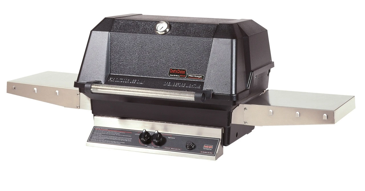 MHP WNK Gas Grill Head With 2 Stainless Side Shelves - WNK4DD 3 MHP WNK Gas Grill Head With 2 Stainless Side Shelves - WNK4DD