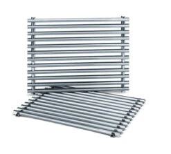 Weber Silver A, Spirit 500, Spirit E-210 (Side Controls) Stainless Channel Cooking Grids - 65905