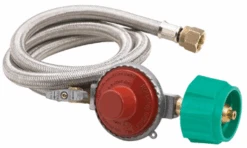 48" SS Braided High Pressure Hose, Regulator, Valve Assy