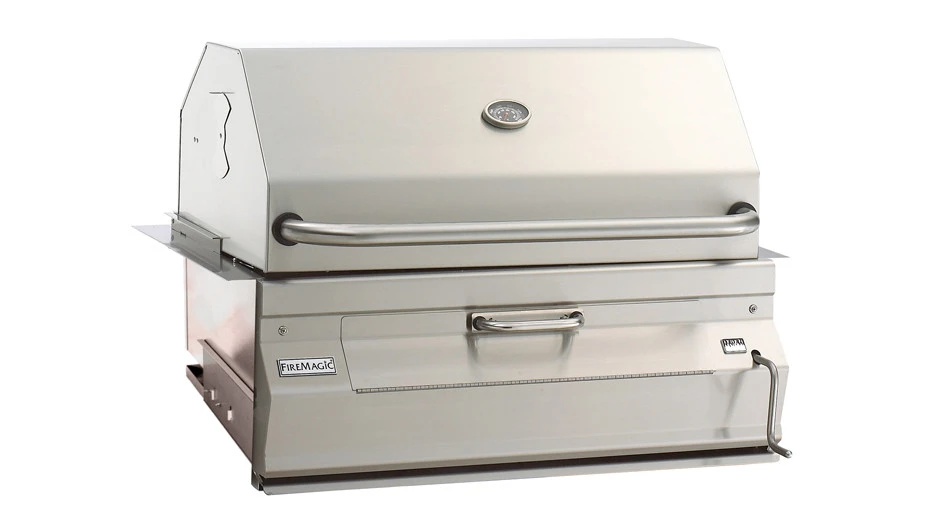 Firemagic 30" Charcoal Series Built-in Grill, Smoker Oven/Hood