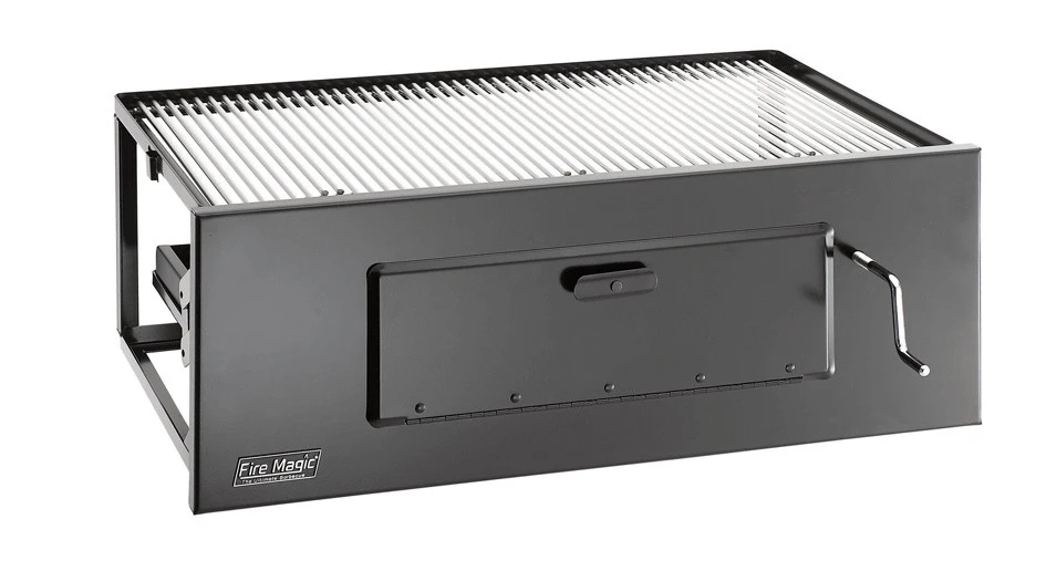 Firemagic 24" Slide-In Charcoal Grill W SS Cooking Grates