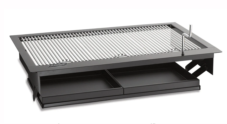 Firemagic 24" Firemaster Charcoal Countertop Built-in Grill - 3329