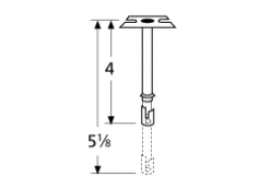 4"-5 1/8" - Universal Straight Adjustable Venturi - 70201