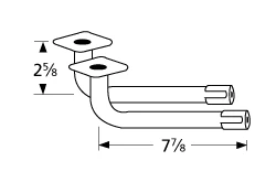 Arkla, Charmglow, Sunbeam Venturi Tubes - 77202 3 Arkla, Charmglow, Sunbeam Venturi Tubes - 77202
